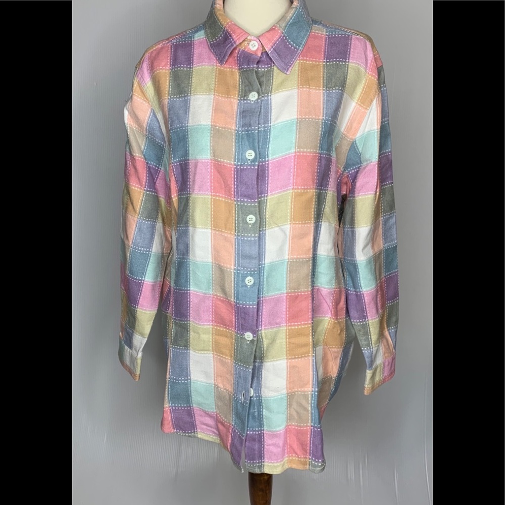 LEMON GRASS women’s long sleeve button down Sz 18w